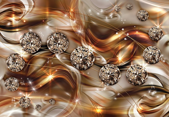 Fototapeta 3d diamenty abstrakcja 10576VE