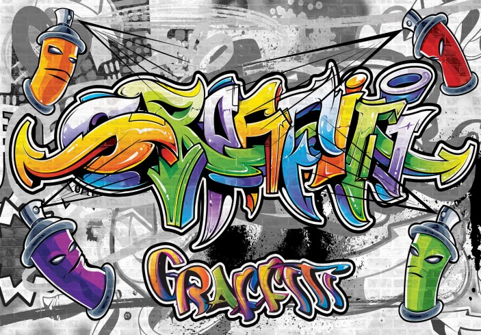 Fototapeta młodzieżowa graffiti 2295VE