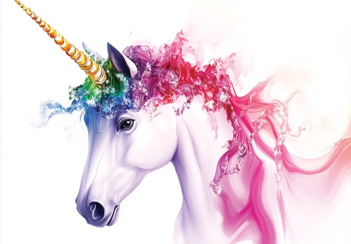 Fototapeta dla dziewczynki jednorożec unicorn na wymiar 15656VE