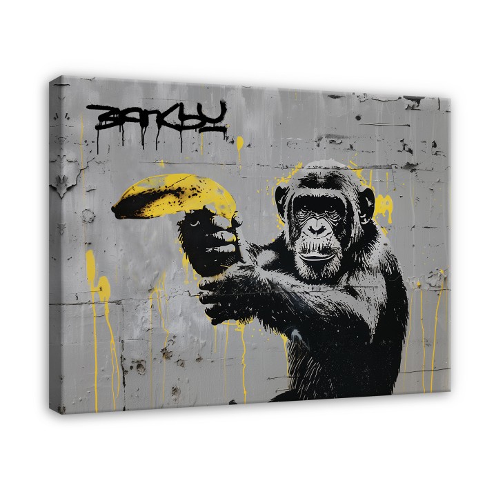 Obraz abstrakcja banksy 15283O