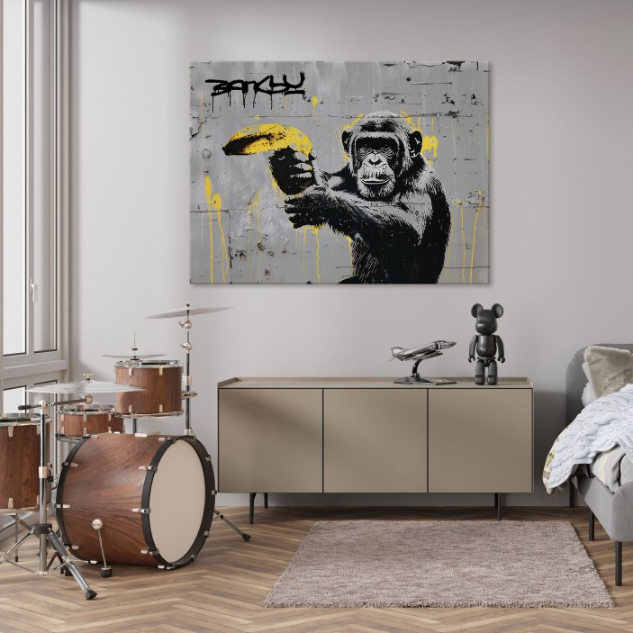 Obraz abstrakcja banksy 15283OAR1