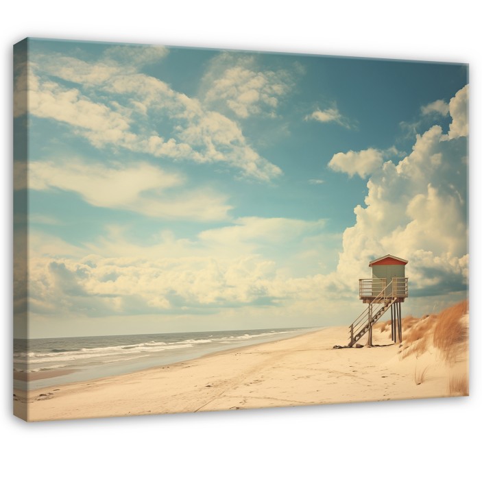 Obraz na płótnie plaża morze niebo 70x50