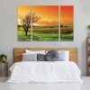 Obraz 3 części na płótnie natura krajobraz 80x60 / 2 x 80x30