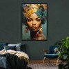 [WYSTAWA - SIŁA JEST KOBIETĄ] Obraz premium metalic kobieta portret 120x80
