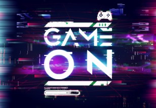 Fototapeta młodzieżowa gaming game on dla gracza 14178VE