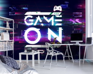 Fototapeta młodzieżowa game on dla gracza gaming 14178VE