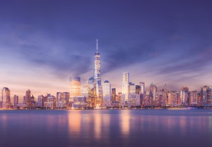 Fototapeta miasto panorama budynki architektura 13303VE