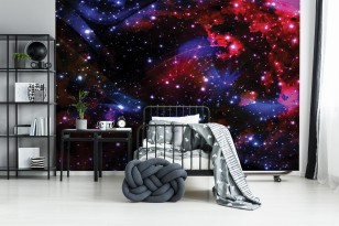 Fototapeta kosmos gwiazdy galaktyka dla dzieci 2515VE