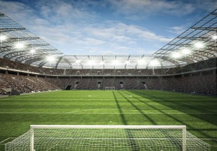 Fototapeta boisko bramka stadion piłka nożna sport 11798VE
