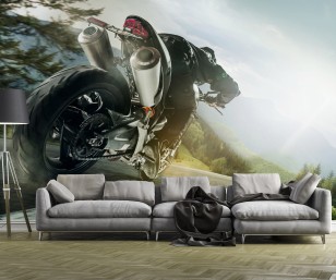 Fototapeta motocykl dla dzieci chłopca 14507VE