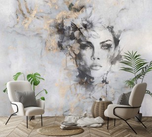Fototapeta marmur twarz kobiety glamour na wymiar 15369VEAR3