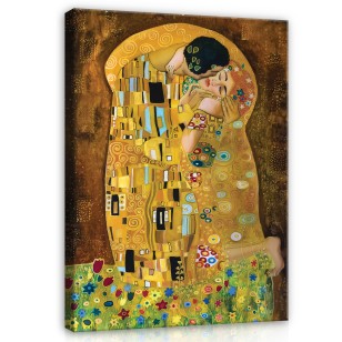 Obraz gustav klimt pionowy na płótnie ścianę nowoczesny duży 144O20