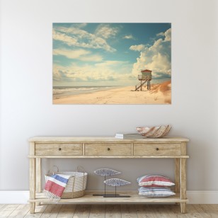 Obraz na płótnie plaża morze niebo 70x50