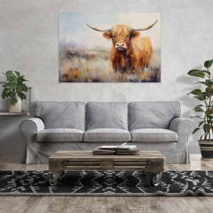 Obraz na płótnie szkocka krowa natura zwierzęta 70x50