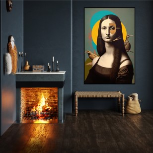 [WYSTAWA  SIŁA JEST KOBIETĄ] Obraz canvasstructur kobieta 120x80